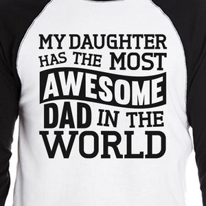 The Most Awesome Dad Baseball Tee For Men Perfect Fathers Day Gifts - 365INLOVE