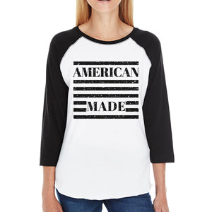 American Made Humorous Design Womens Raglan T Shirt Gifts For Him - 365INLOVE