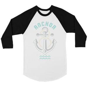 Anchor Hook Mens Baseball Shirt