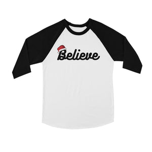 Believe Santa Hat Youth Baseball Jersey