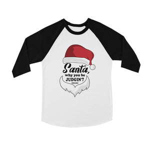 Santa Be Judging Youth Baseball Jersey