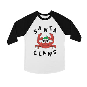 Santa Claws Crab Youth Baseball Jersey
