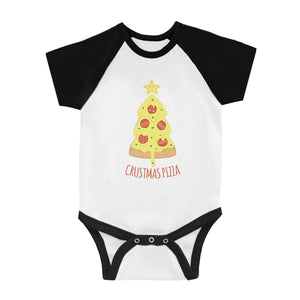 Crustmas Pizza Infant Baseball Shirt