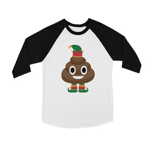 Poop Elf BKWT Kids Baseball Shirt
