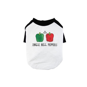 Jingle Bell Peppers BKWT Pets Baseball Shirt