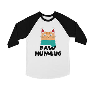 Paw Humbug BKWT Kids Baseball Shirt