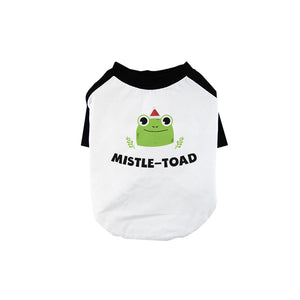 Mistle Toad BKWT Pets Baseball Shirt