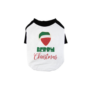 Berry Christmas BKWT Pets Baseball Shirt