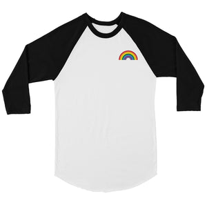 LGBT Rainbow Pocket Bkwt Baseball