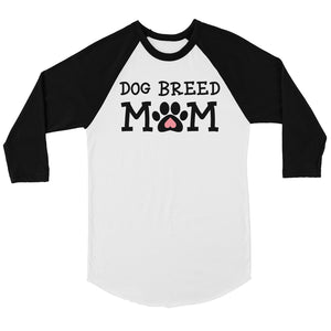 Dog Breed Custom Raglan T-Shirt Womens Personalized Baseball Shirt