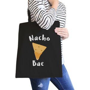 Nocho Bae Black Cotton Eco Bag Cute Design Gift Idea For Food Lover - 365INLOVE