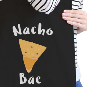 Nocho Bae Black Cotton Eco Bag Cute Design Gift Idea For Food Lover - 365INLOVE