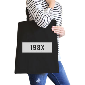 198X Black Canvas Tote Cute Portable Bag Gift Idea For Teachers - 365INLOVE