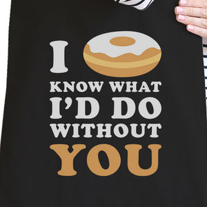 I Doughnut Know Eco Bag Funny Gift Ideas For Doughnut Lovers - 365INLOVE