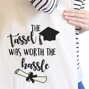 The Tassel Was Worth The Hassle Natural Canvas Bags