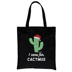 Care For Cactmus Canvas Shoulder Bag