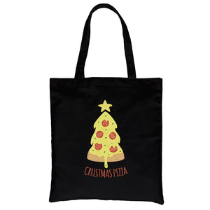 Crustmas Pizza Canvas Shoulder Bag