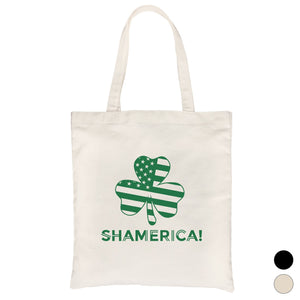 Shamerica Flag Canvas Shoulder Bag