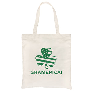 Shamerica Flag Canvas Shoulder Bag