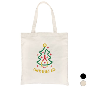 Christmas Medical Tree Canvas Bag