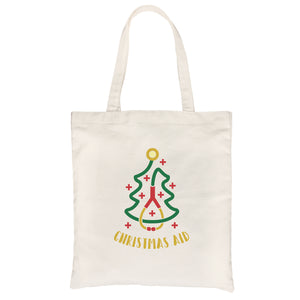 Christmas Medical Tree Canvas Bag