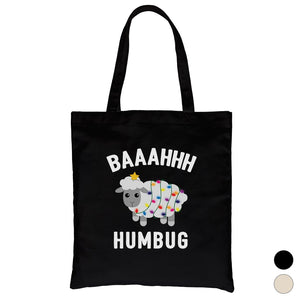 Baaahhh Humbug Canvas Bag