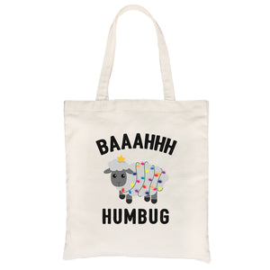 Baaahhh Humbug Canvas Bag