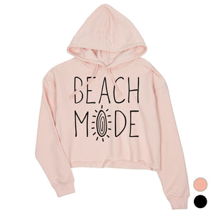 365 Printing Beach Mode Womens Crop Hoodie Cute Summer Gift Beach Vacation