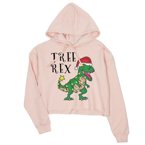 Tree Rex Crop Hoodie