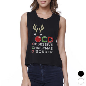 Rudolph OCD Womens Crop Top