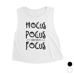 Hocus Pocus Focus Womens Crop Top