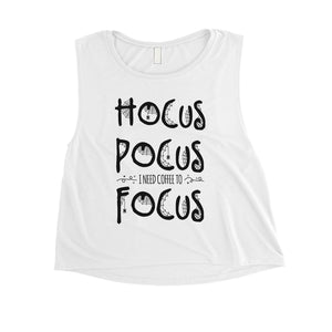 Hocus Pocus Focus Womens Crop Top