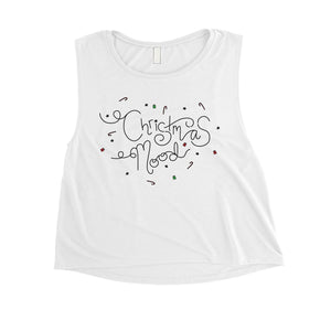 Christmas Mood Womens Crop Top