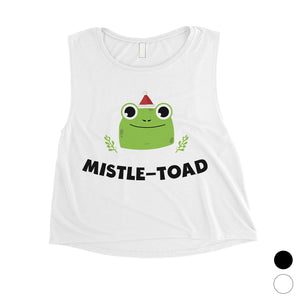 Mistle Toad Womens Crop Top