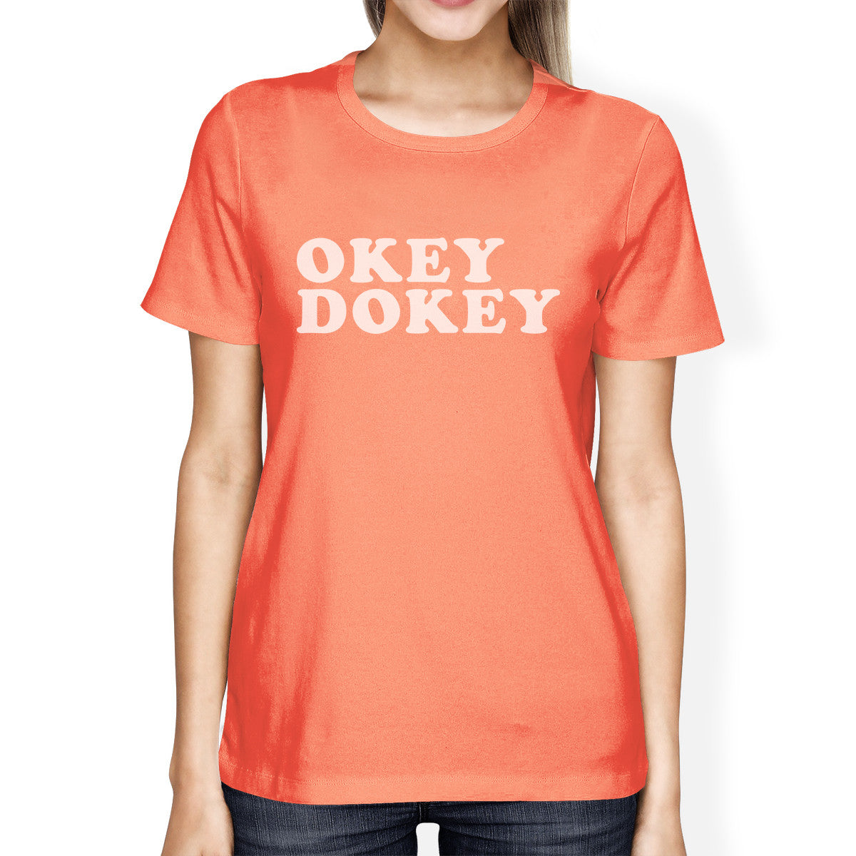 Okey Dokey Short Sleeve Graphic T Shirt For Women Cute Gift Ideas - 365INLOVE