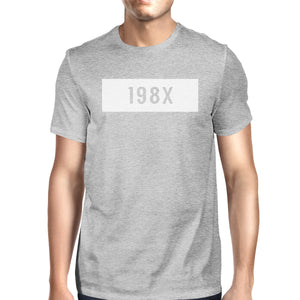 198X Mens Grey Graphic T-Shirt Funny Gift Ideas Birthday Gift Ideas - 365INLOVE