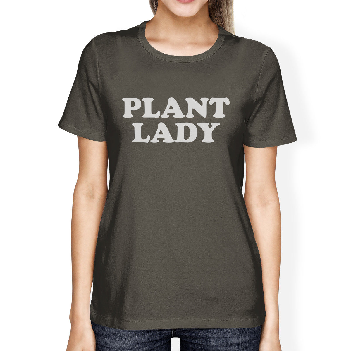 Inc Plant Lady Women's Dark Grey Cool Summer T Shirt Simple Design - 365INLOVE