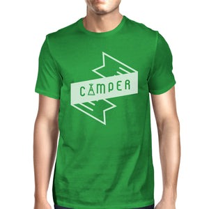 Camper Men's Green Cotton Unique Graphic T Shirt Summer Gift Idea - 365INLOVE