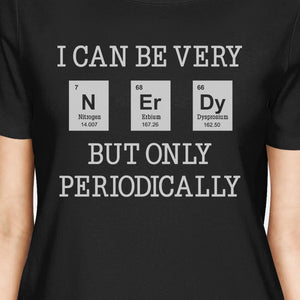 Nerdy Periodically Womens Black Shirt