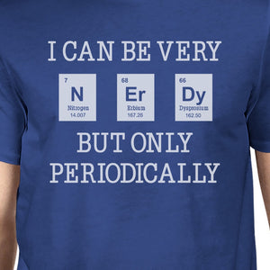 Nerdy Periodically Mens Blue Shirt