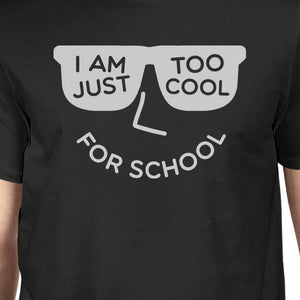 Too Cool For School Mens Black Shirt