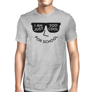 Too Cool For School Mens Grey Shirt