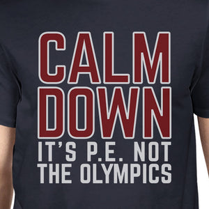 It's PE Not The Olympics Mens Navy Shirt