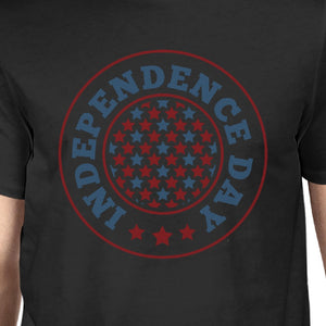 Independence Day American Flag Shirt Mens Black 4th Of July T-Shirt - 365INLOVE