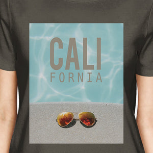 California Pool Sunglasses Cute Womens Summer Cotton Tee Shirt - 365INLOVE