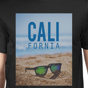 California Beach Sunglass Mens Lightweight Summer Tee Shirt Cotton - 365INLOVE