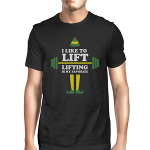 I Like To Lift Lifting Is My Favorite Mens Black Shirt