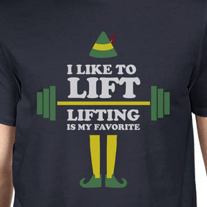 I Like To Lift Lifting Is My Favorite Mens Navy Shirt