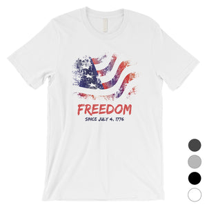 Freedom Since Mens Graphic T-Shirt Funny 4th of July Outfit For Men