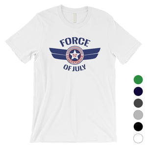 Force Of July Mens Funny Graphic T-Shirt Gift American Force Shirt